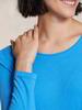 Shirt Langarm, kobaltblau