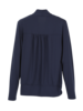 Shirt-Wickeloptik, blauschwarz