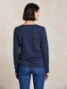 Shirt-Langarm mit Knoten, dunkelblau