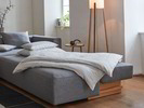 Hinweis: Abbildung Lounge-Sofa Sereno mit Schlaffunktion. Sitzfläche nach vorne ziehen und Rückenlehne umklappen. So entsteht eine große Liegefläche!