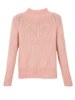 Pullover mit Zopfmuster Sorbet Rückansicht