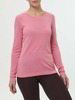 Langarmshirt aus Bio Wolle, rosen pink