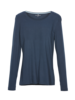 Shirt Langarm, blauschwarz