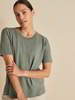 Pullover-Kurzarm, agave