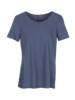 Shirt Kurzarm Graublau Vorderansicht