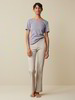 Jazzpant stein melange, T-Shirt mauve