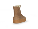 Kurzstiefel mit Wollfutter, macchiato