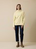 Sweatshirt aus Bio-Baumwolle, pastellgelb