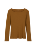 Langarmshirt, bronze melange