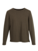 Rundhals Pullover avocado, Vorderansicht