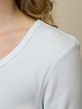 Langarmshirt aus Bio Baumwolle/Wolle, 31 eisblau