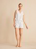 Schlafshorts, 100 % Bio-Baumwolle, weiss