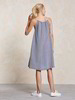 Jerseykleid-A-Linie-Ringel, ringel blau+weiss

