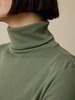 Rollkragenshirt aus Bio Wolle, kleeblatt