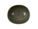 Seifenschale aus Keramik, salbei, oval