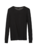 Pullover-Ajourstrick, schwarz