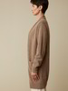 Strickjacke aus Alpakawolle, walnuss melange