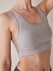 Yoga-Bra-Top, stein melange