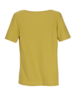 Shirt Kurzarm Struktur Honig Rückansicht
