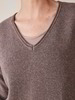 Pullover-lang, walnuss melange