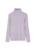 Rollkragenshirt aus Bio Wolle, 75 orchidee