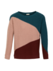 Pullover-Langarm, Strick colourblock