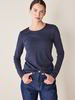 Shirt Langarm, navy