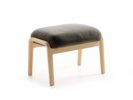 Hocker Ketil, Wollstoff Tano Natur Dunkel (81), Esche