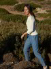 Hose-Joggpants-Chambray, denim chambray