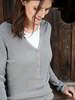 Pullover mit Knopfleiste, grau melange