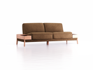 Sofa Alani, B212xT94xH82 cm, Sitzhöhe 44 cm, Buche, mit Bezug Wollstoff Stavang Haselnuss