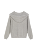 Kapuzenpullover, grau melange