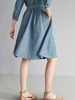 Kleid, denim chambray