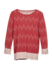 Pullover-Feinstrick, rot