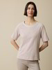 Shirt aus Bio-Baumwolle, eisblau/erdbeere ringel