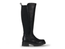 hoher Stiefel, schwarz