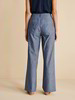 Hose weites Bein, denim chambray