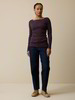 Langarmshirt aus Bio Baumwolle, ringel aubergine