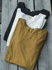 Langarm-Shirt Schwarz, Daune & Reseda Gelb