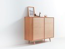 Highboard Tesoro 2-türig, Buche