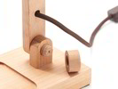 Detail Leuchte SETTE in Buche
