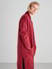Strickmantel, cranberry melange
