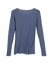 Langarm-Shirt Graublau Rückansicht