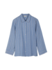 Pyjamahemd, blau gestreift