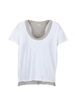 Shirt-Yoga 2in1, weiss