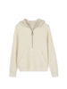 Hoodie aus Bio-Baumwolle, natur