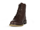 Stiefelette aus Bio Leder, mokka