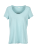 Kurzarm-Shirt aqua Vorderansicht