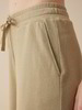 Jazzpants aus Bio-Baumwolle und Leinen, light khaki