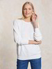 Pullover-Mesh, weiss